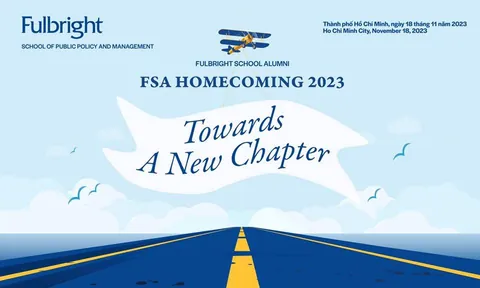Poster FSA Homecoming 2023: Towards A New Chapter, ngày 18 tháng 11 năm 2023